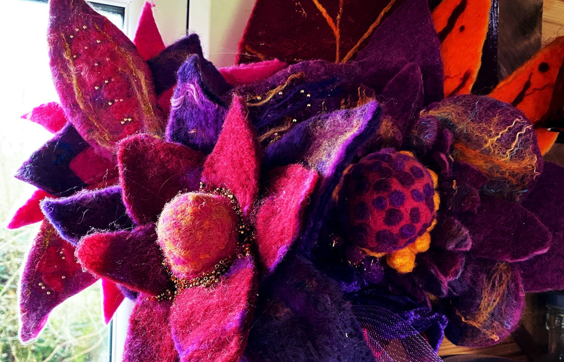A jug of flowers