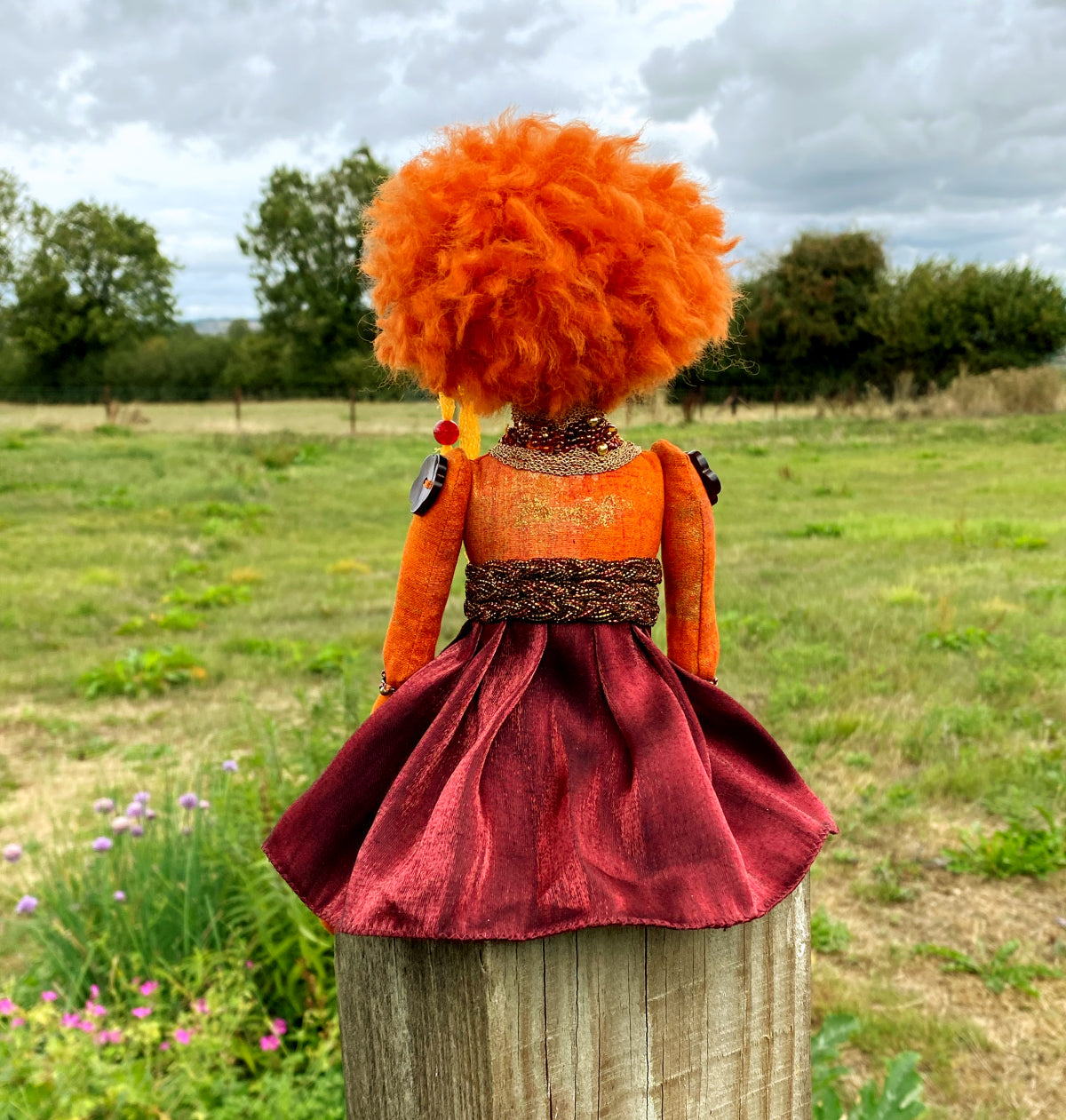 Beaded & Beautiful Cloth Art Doll